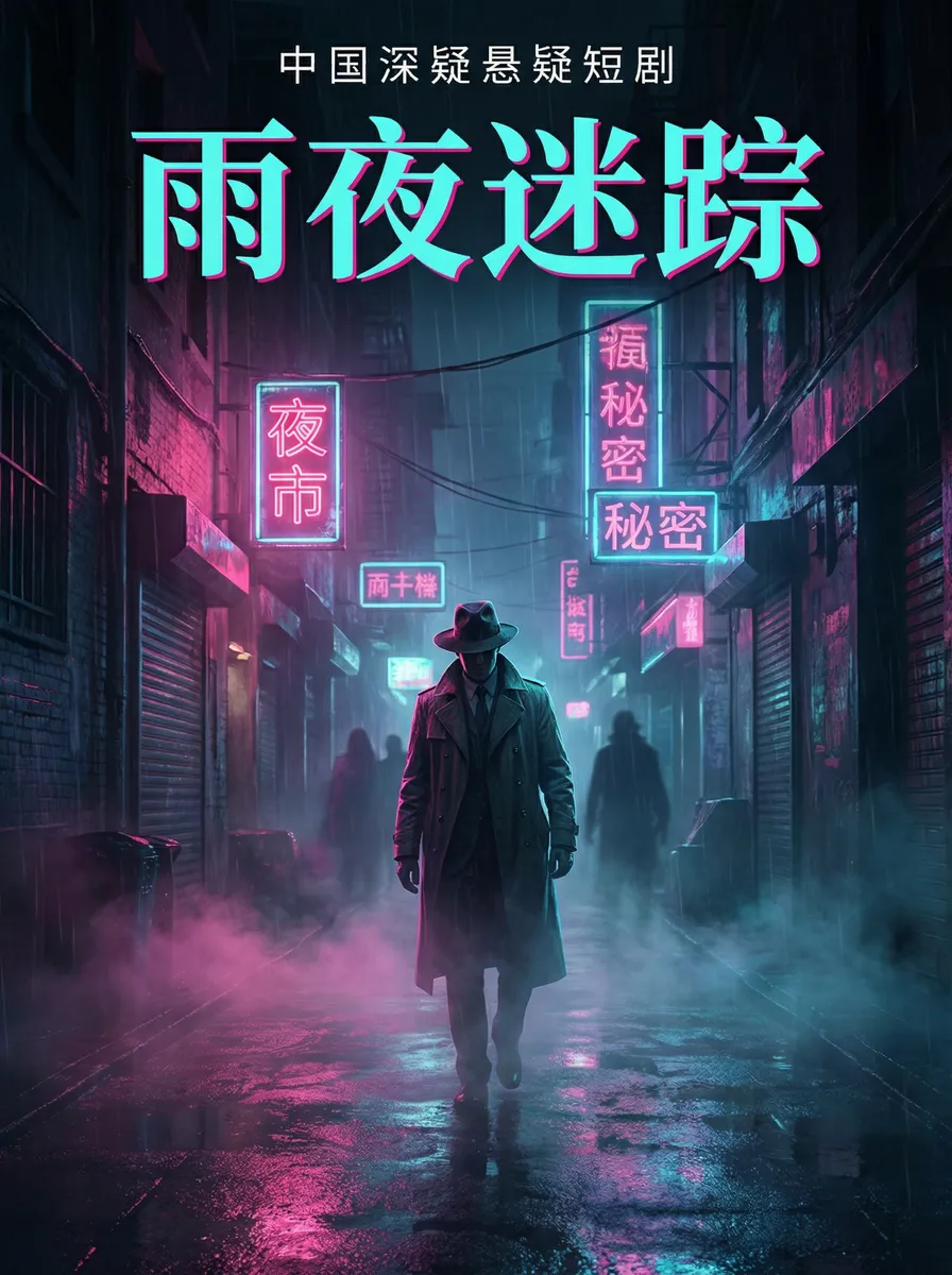 忧忧网 悬疑追踪短剧 - 雨夜迷踪海报